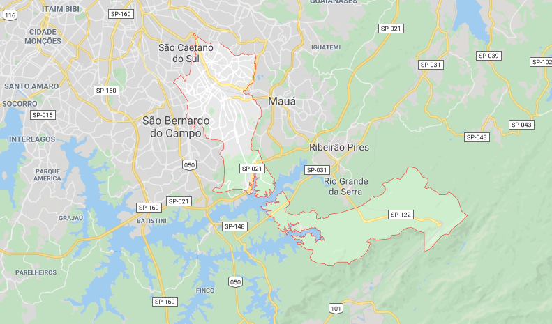 Mapa Santo André